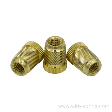 Knurled insert nut with m3 m5 m6 thread